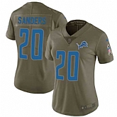 Women Nike Lions 20 Barry Sanders Olive Salute To Service Limited Jersey Dzhi,baseball caps,new era cap wholesale,wholesale hats